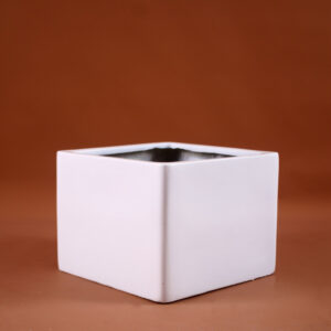 Small Square Fiberglass Planter
